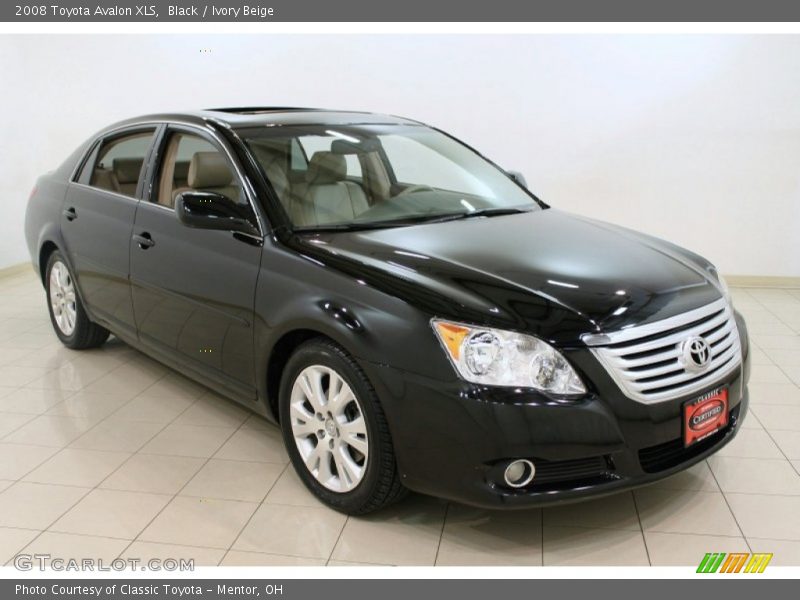 Black / Ivory Beige 2008 Toyota Avalon XLS
