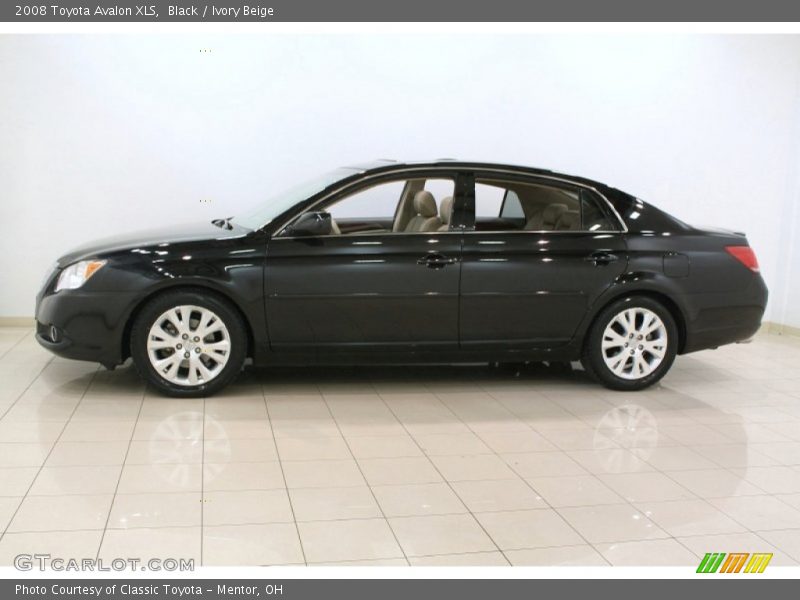 Black / Ivory Beige 2008 Toyota Avalon XLS