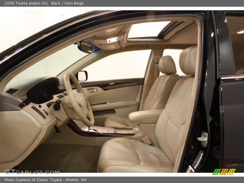 Black / Ivory Beige 2008 Toyota Avalon XLS