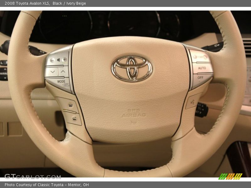 Black / Ivory Beige 2008 Toyota Avalon XLS