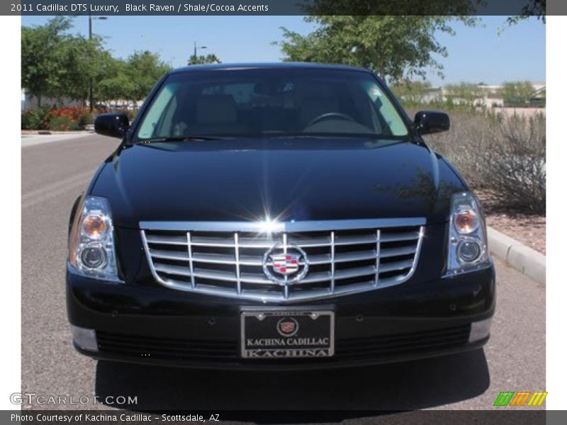 Black Raven / Shale/Cocoa Accents 2011 Cadillac DTS Luxury
