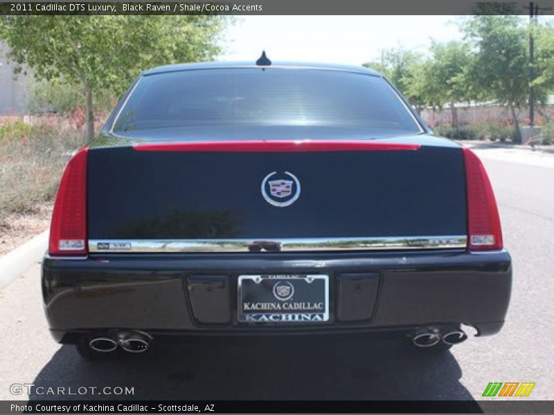 Black Raven / Shale/Cocoa Accents 2011 Cadillac DTS Luxury