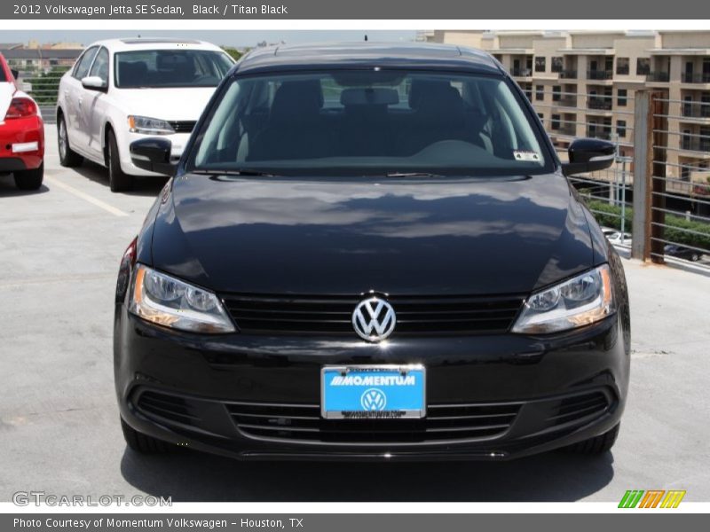 Black / Titan Black 2012 Volkswagen Jetta SE Sedan
