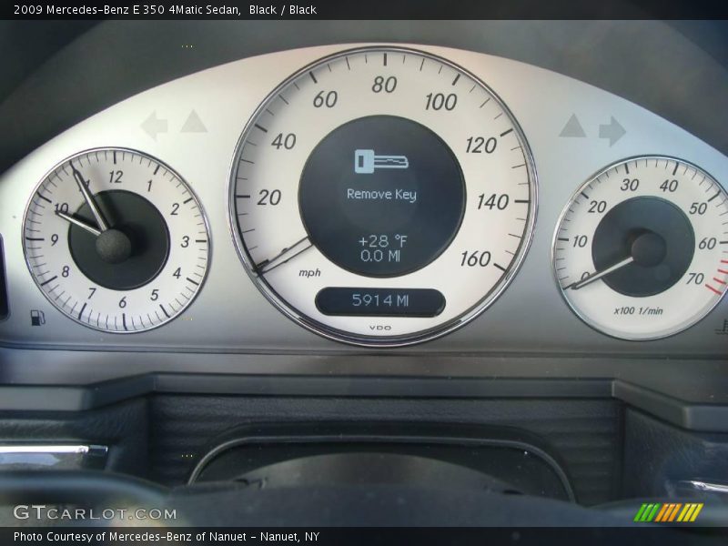 Black / Black 2009 Mercedes-Benz E 350 4Matic Sedan