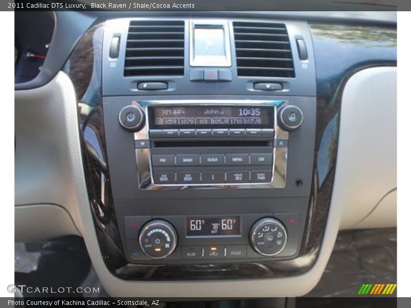 Black Raven / Shale/Cocoa Accents 2011 Cadillac DTS Luxury
