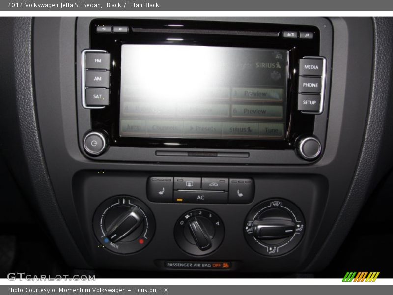 Black / Titan Black 2012 Volkswagen Jetta SE Sedan