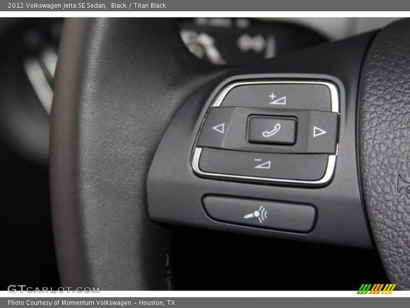 Black / Titan Black 2012 Volkswagen Jetta SE Sedan