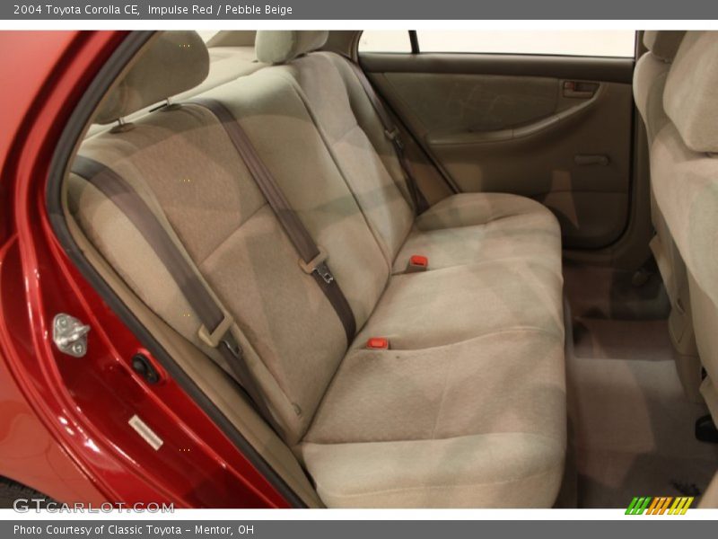 Impulse Red / Pebble Beige 2004 Toyota Corolla CE