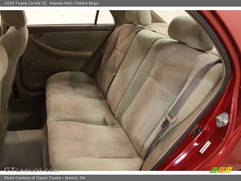 Impulse Red / Pebble Beige 2004 Toyota Corolla CE