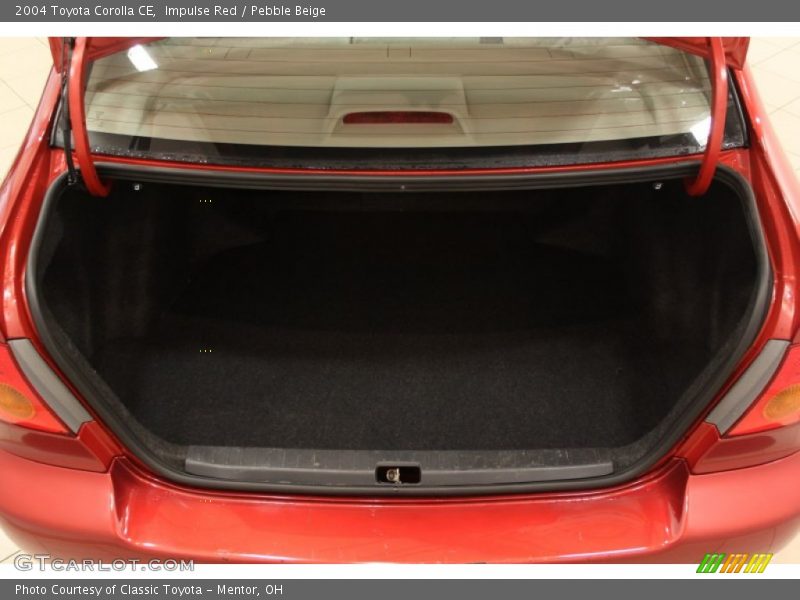 Impulse Red / Pebble Beige 2004 Toyota Corolla CE