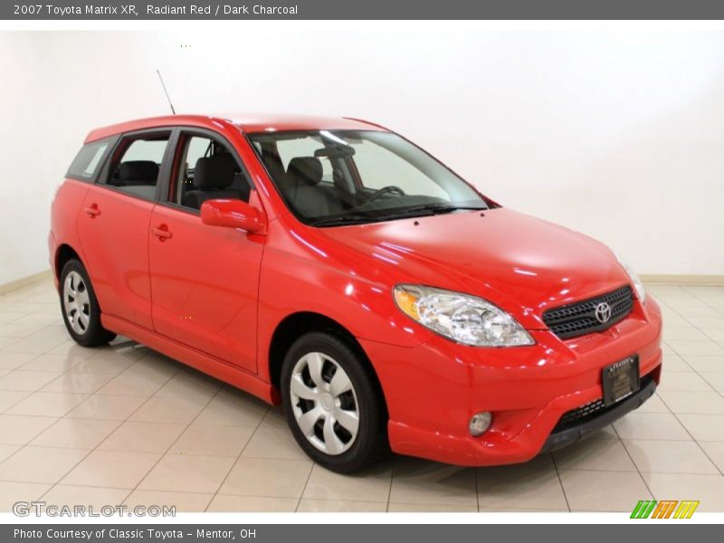 Radiant Red / Dark Charcoal 2007 Toyota Matrix XR