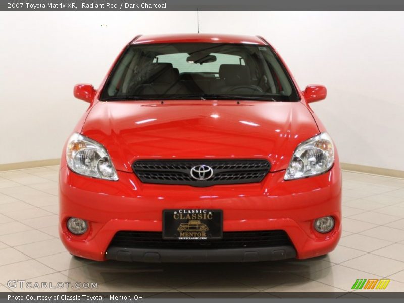 Radiant Red / Dark Charcoal 2007 Toyota Matrix XR