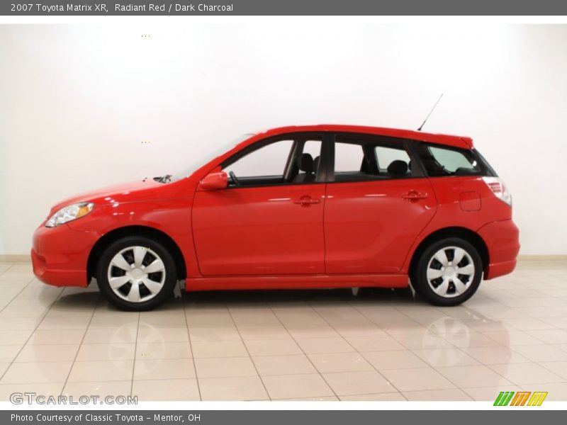 Radiant Red / Dark Charcoal 2007 Toyota Matrix XR