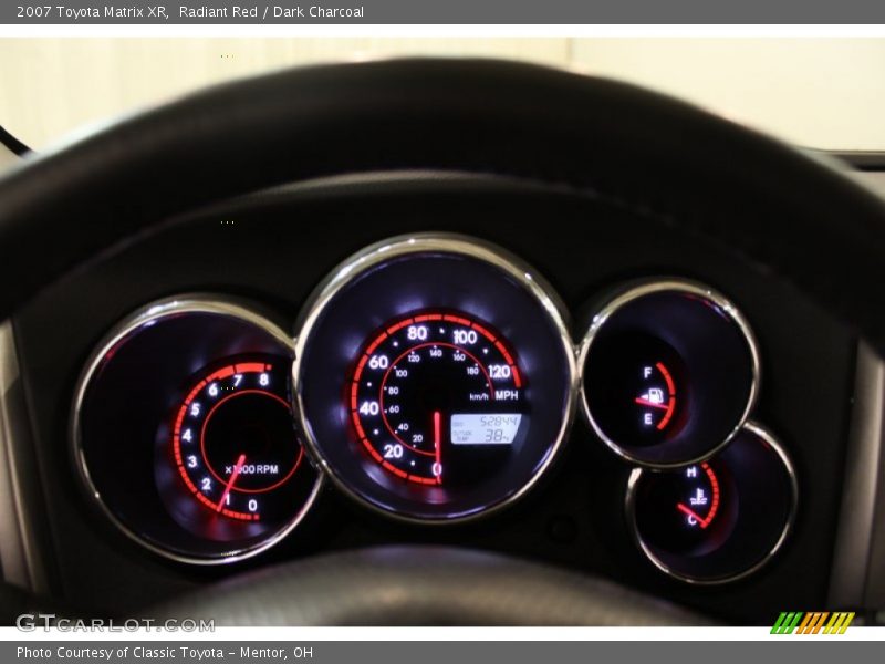 Radiant Red / Dark Charcoal 2007 Toyota Matrix XR