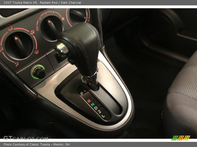 Radiant Red / Dark Charcoal 2007 Toyota Matrix XR