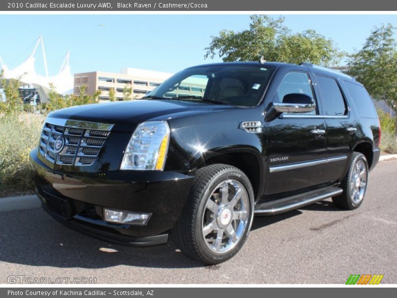 Black Raven / Cashmere/Cocoa 2010 Cadillac Escalade Luxury AWD