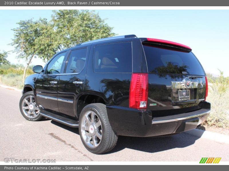 Black Raven / Cashmere/Cocoa 2010 Cadillac Escalade Luxury AWD