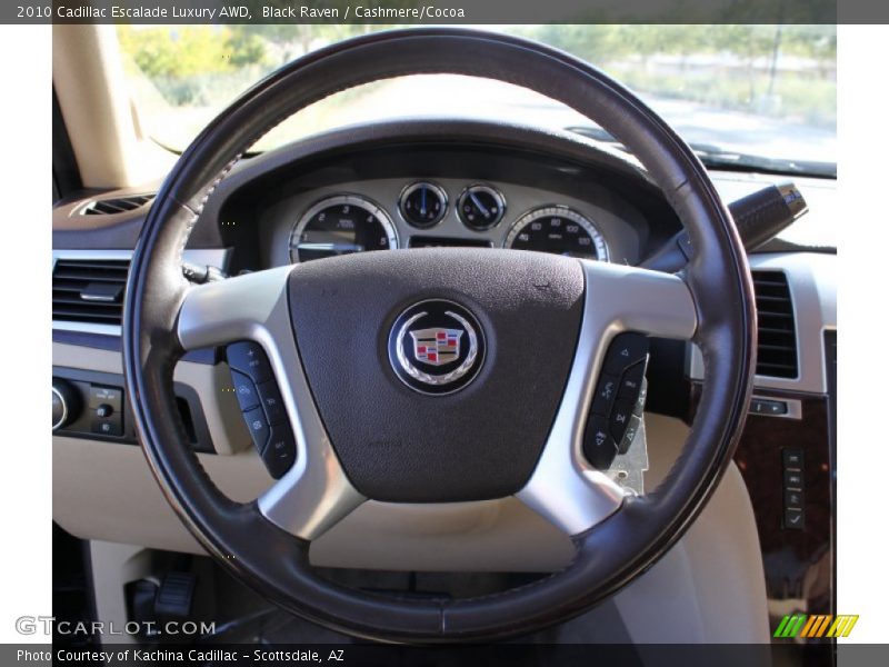 Black Raven / Cashmere/Cocoa 2010 Cadillac Escalade Luxury AWD