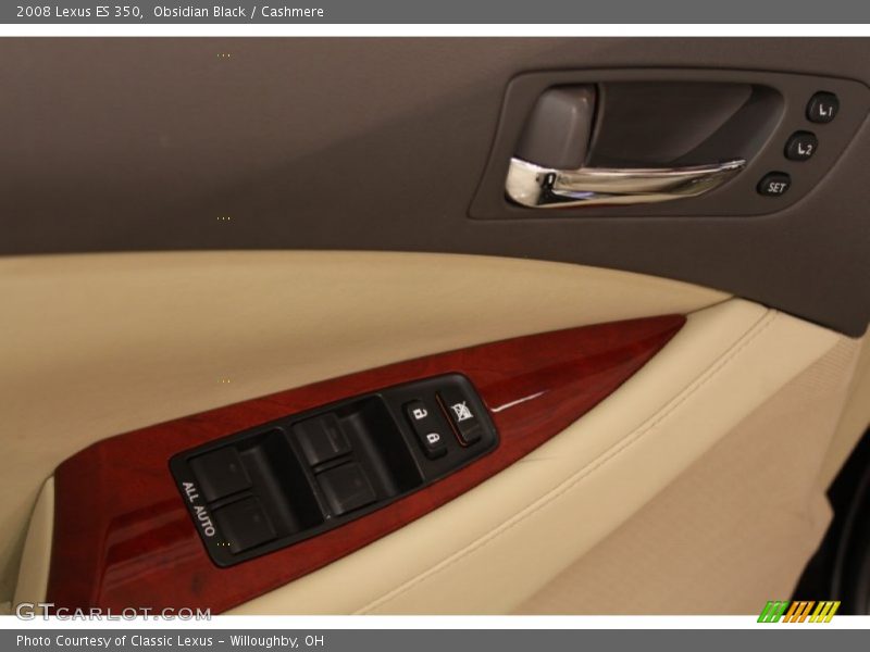 Obsidian Black / Cashmere 2008 Lexus ES 350