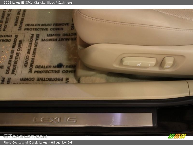 Obsidian Black / Cashmere 2008 Lexus ES 350