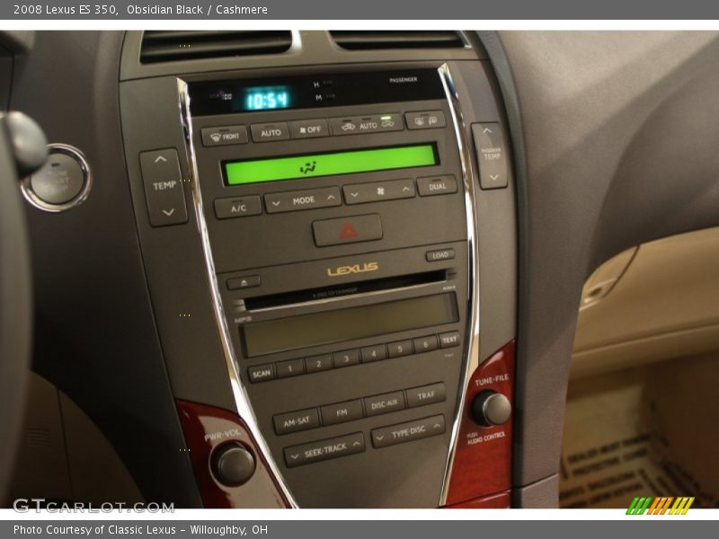 Obsidian Black / Cashmere 2008 Lexus ES 350