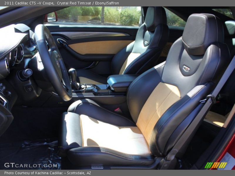 Front Seat of 2011 CTS -V Coupe