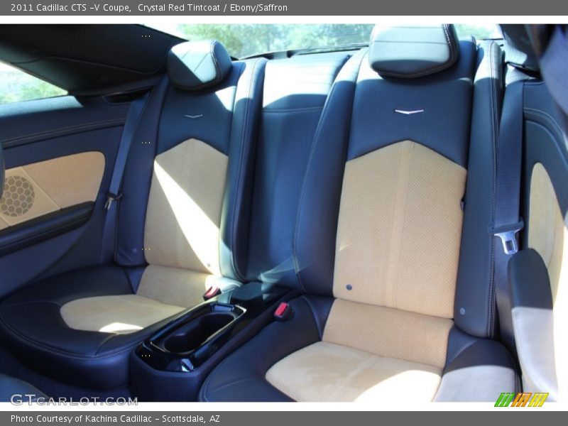 Rear Seat of 2011 CTS -V Coupe