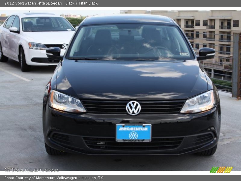 Black / Titan Black 2012 Volkswagen Jetta SE Sedan