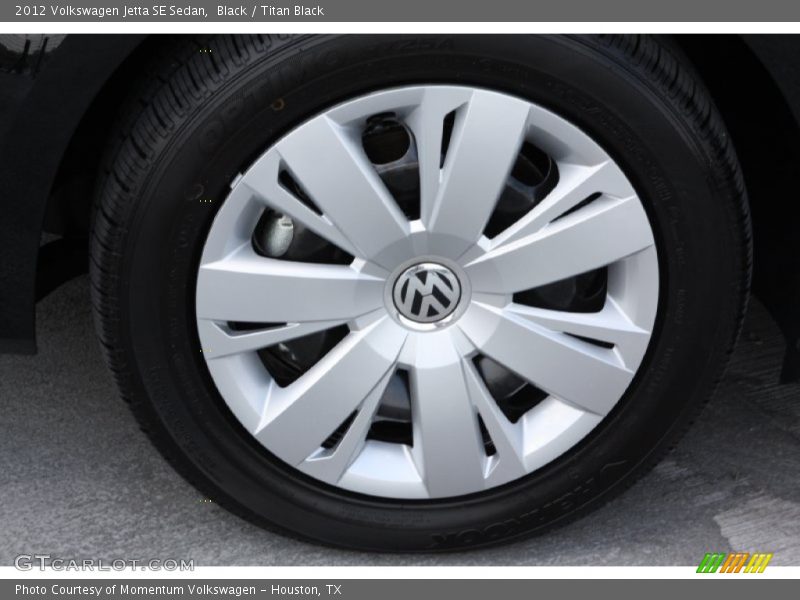 Black / Titan Black 2012 Volkswagen Jetta SE Sedan