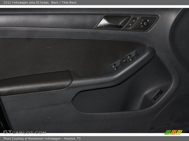 Black / Titan Black 2012 Volkswagen Jetta SE Sedan