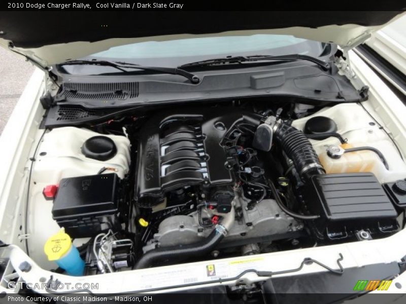 Cool Vanilla / Dark Slate Gray 2010 Dodge Charger Rallye