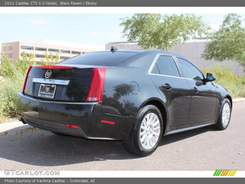 Black Raven / Ebony 2011 Cadillac CTS 3.0 Sedan