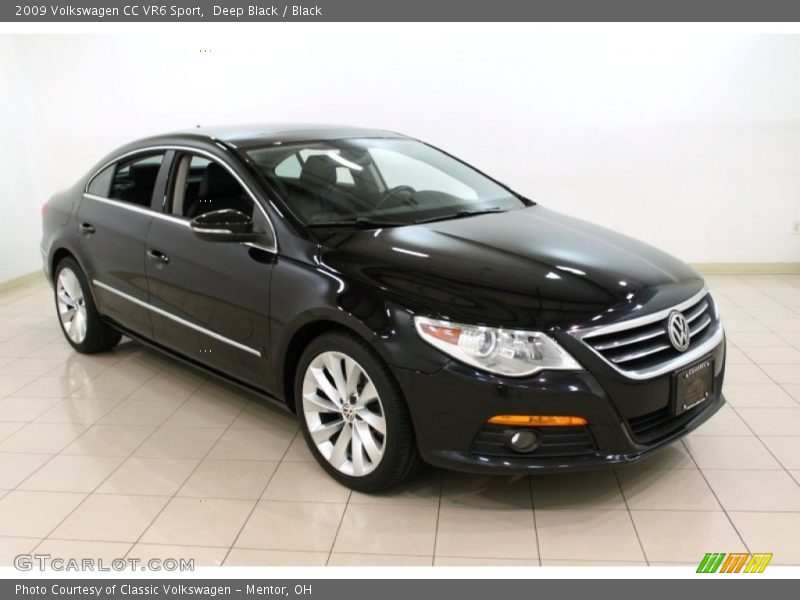 Deep Black / Black 2009 Volkswagen CC VR6 Sport