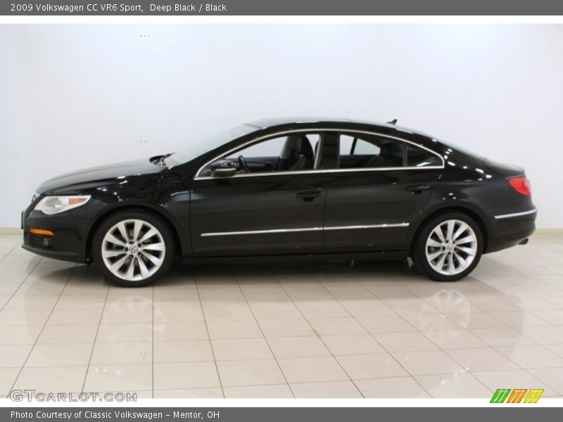 Deep Black / Black 2009 Volkswagen CC VR6 Sport