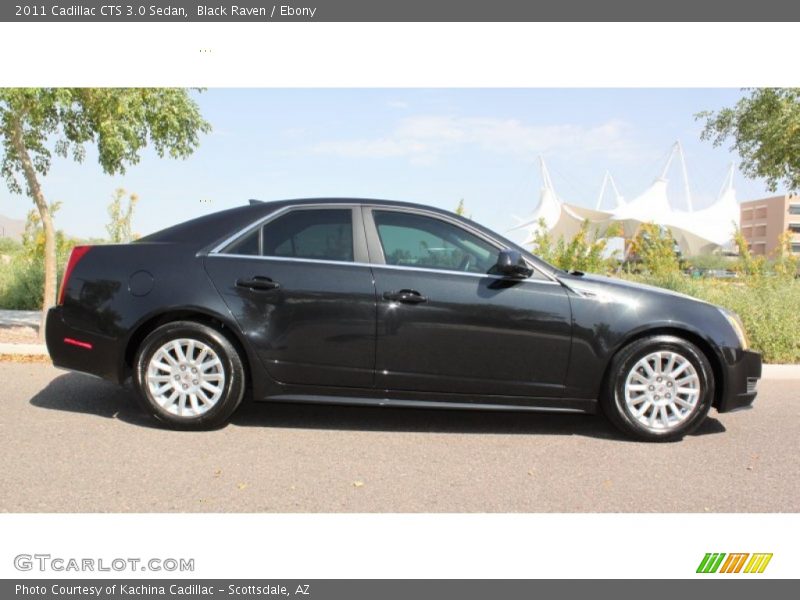 Black Raven / Ebony 2011 Cadillac CTS 3.0 Sedan