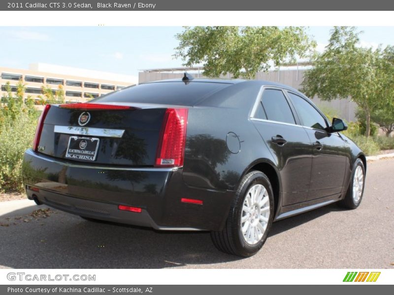 Black Raven / Ebony 2011 Cadillac CTS 3.0 Sedan