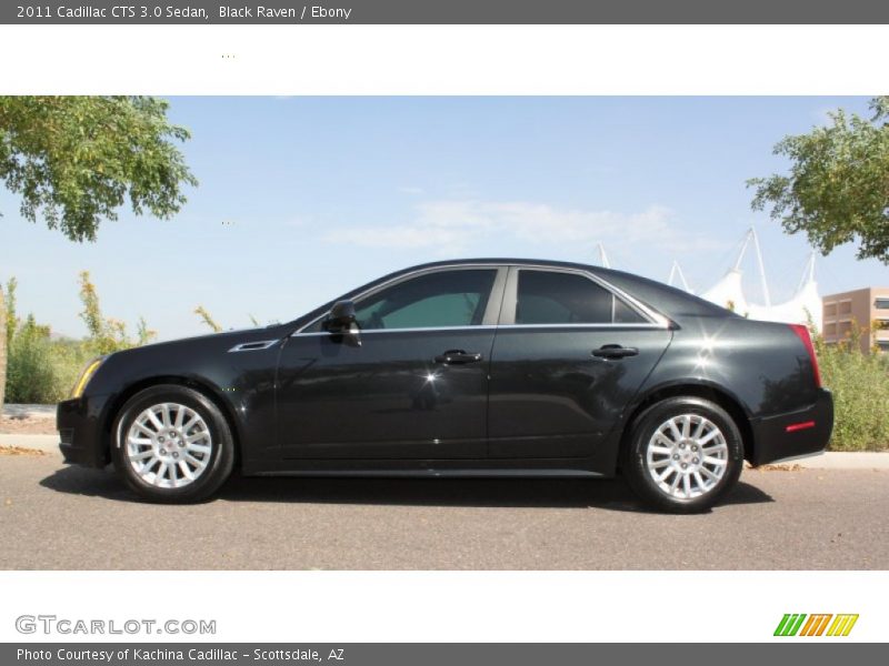 Black Raven / Ebony 2011 Cadillac CTS 3.0 Sedan