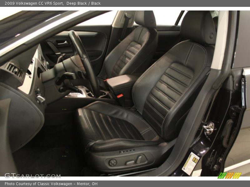 Deep Black / Black 2009 Volkswagen CC VR6 Sport