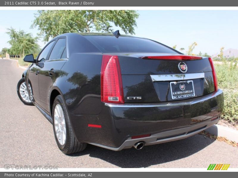 Black Raven / Ebony 2011 Cadillac CTS 3.0 Sedan