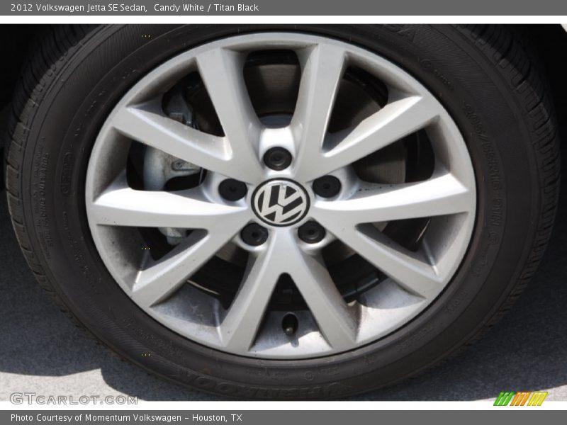 Candy White / Titan Black 2012 Volkswagen Jetta SE Sedan