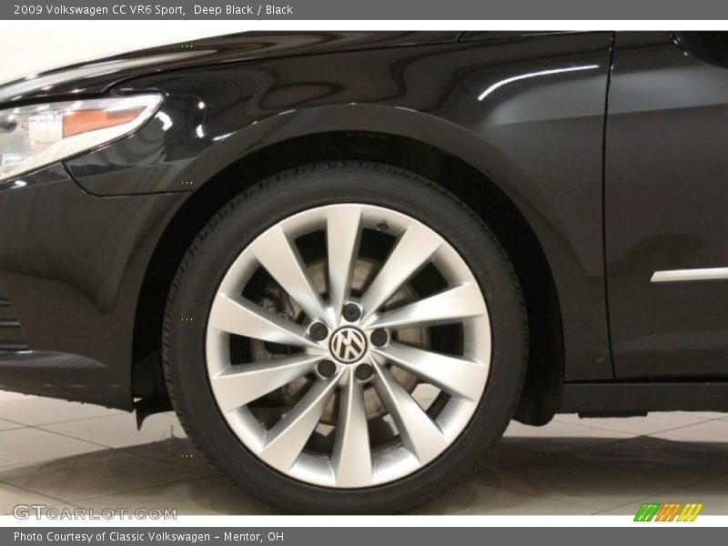 Deep Black / Black 2009 Volkswagen CC VR6 Sport