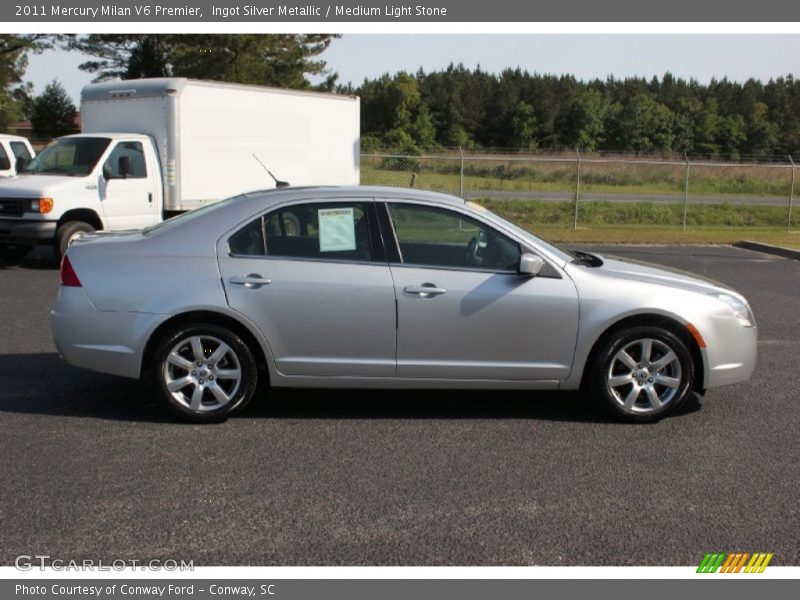 Ingot Silver Metallic / Medium Light Stone 2011 Mercury Milan V6 Premier