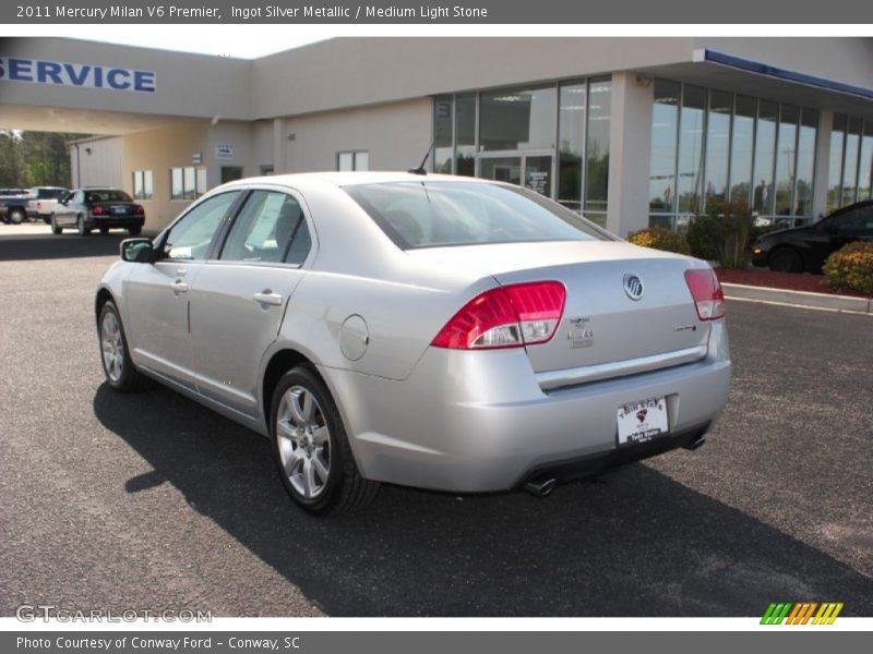 Ingot Silver Metallic / Medium Light Stone 2011 Mercury Milan V6 Premier