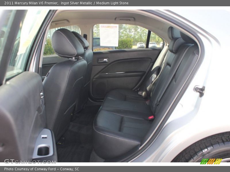 Ingot Silver Metallic / Medium Light Stone 2011 Mercury Milan V6 Premier