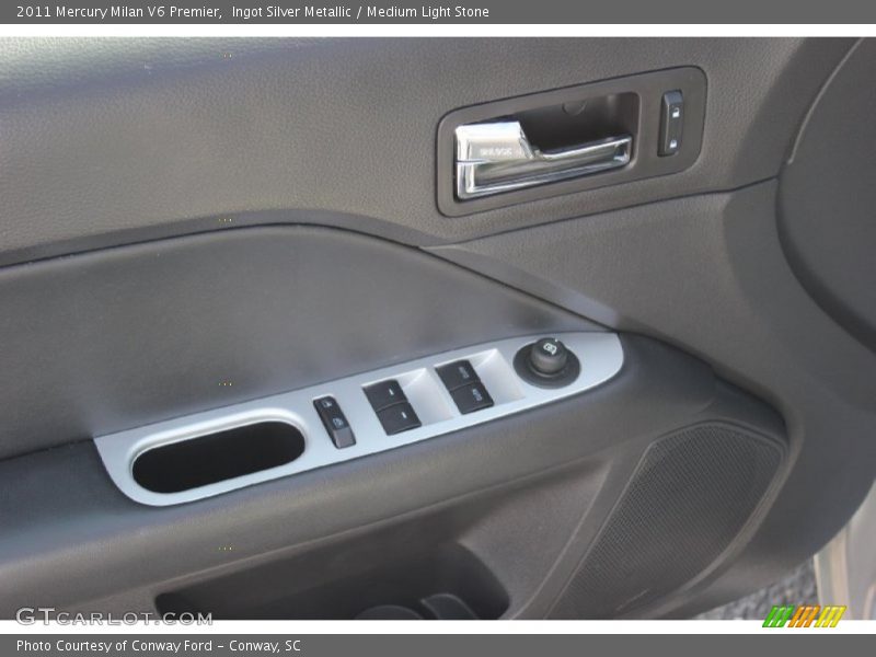 Ingot Silver Metallic / Medium Light Stone 2011 Mercury Milan V6 Premier