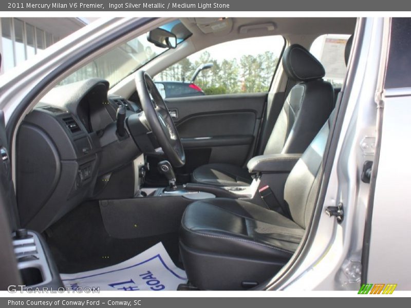 Ingot Silver Metallic / Medium Light Stone 2011 Mercury Milan V6 Premier