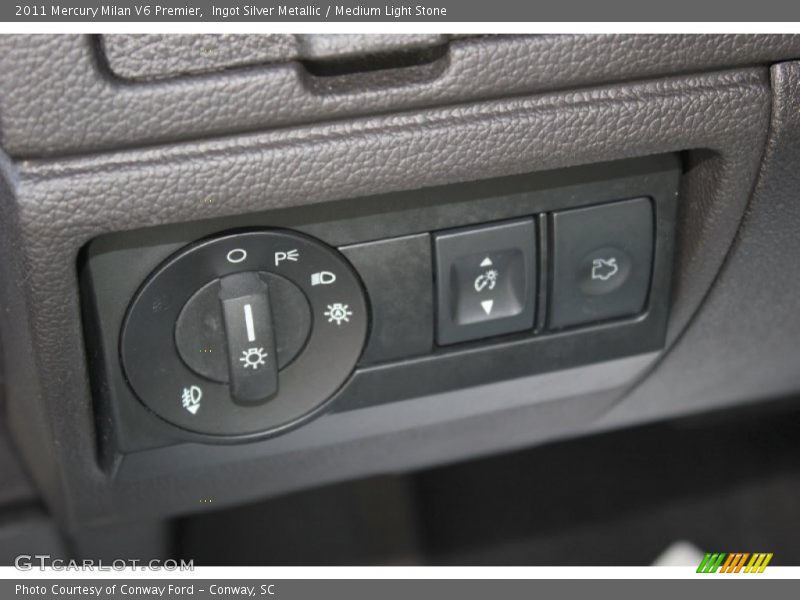 Ingot Silver Metallic / Medium Light Stone 2011 Mercury Milan V6 Premier