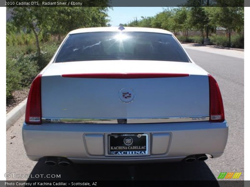 Radiant Silver / Ebony 2010 Cadillac DTS