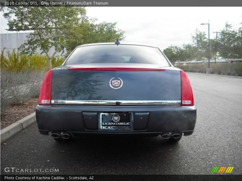 Grey Flannel / Titanium/Dark Titanium 2010 Cadillac DTS