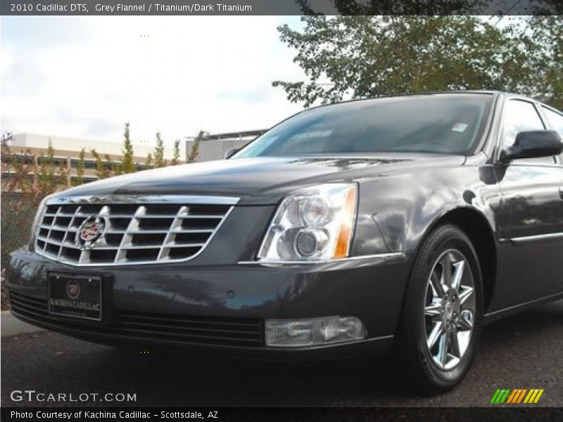 Grey Flannel / Titanium/Dark Titanium 2010 Cadillac DTS